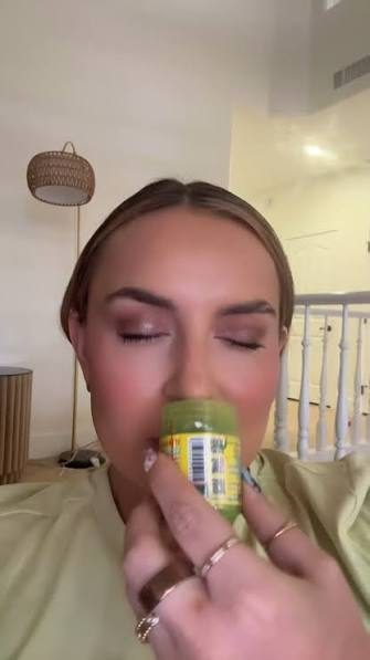 Real customer using the Thai herbal inhaler